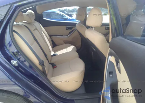 2013 Hyundai Elantra Gls from USA, damaged, VIN 5NPDH4AE9DH156106